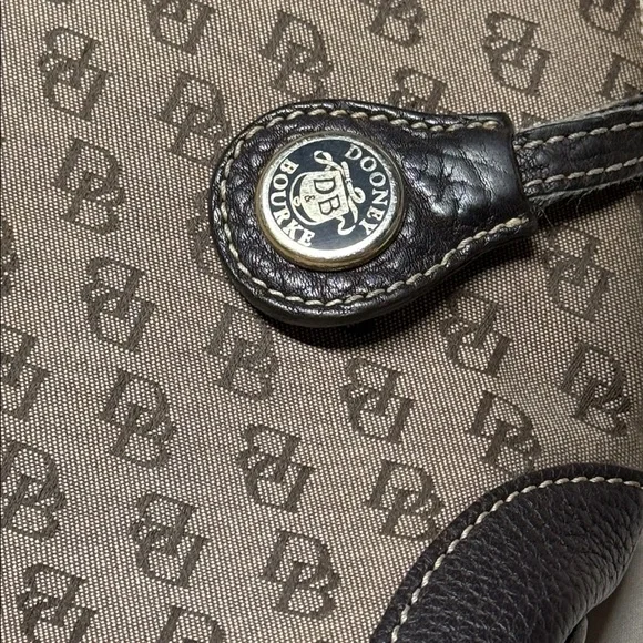 Vintage Dooney & Bourke brown Backpack with leather trim - Picture 12 of 12